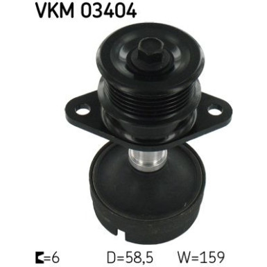 SKF Generatorfreilauf VKM 03404