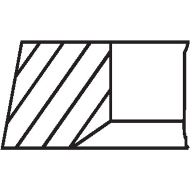 Mahle Kolbenringsatz 040 01 N0