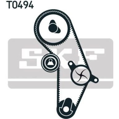 SKF Zahnriemensatz VKMA 95626
