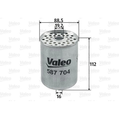 Valeo Kraftstofffilter 587704