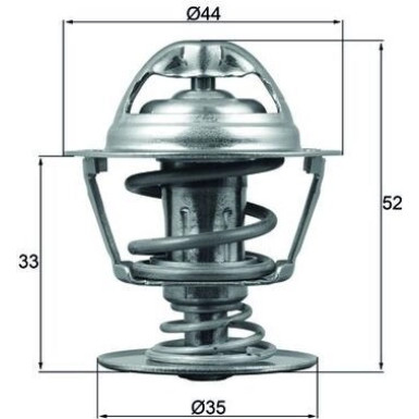 Thermostat, Kühlmittel TX 173 88D Thermostat, Kühlmittel TX 173 88D