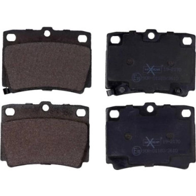 Maxgear Bremsbelagsatz, Scheibenbremse 19-2170 Maxgear Bremsbelagsatz, Scheibenbremse 19-2170