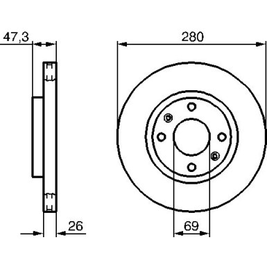 Bremsscheibe 0 986 479 229 Bremsscheibe 0 986 479 229