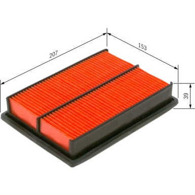 BOSCH 1 457 433 961 Luftfilter BOSCH 1 457 433 961 Luftfilter