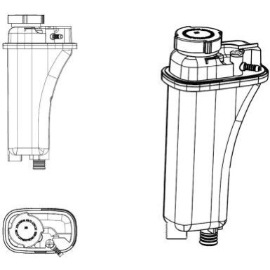 NRF Ausgleichsbehälter, Kühlmittel EASY FIT 454042 NRF Ausgleichsbehälter, Kühlmittel EASY FIT 454042
