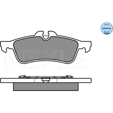 Meyle Bremsbelagsatz, Scheibenbremse MEYLE-ORIGINAL: True to OE 025 237 1616