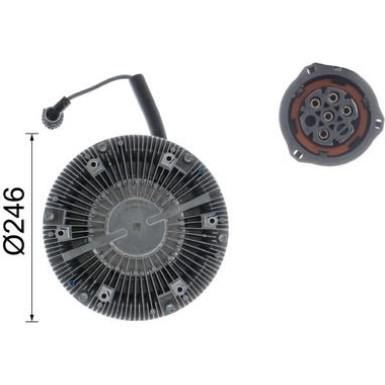 Mahle Kupplung, Kühlerlüfter BEHR Premium Line CFC 207 000P