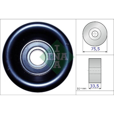 INA Spannrolle, Keilrippenriemen 531 0827 10