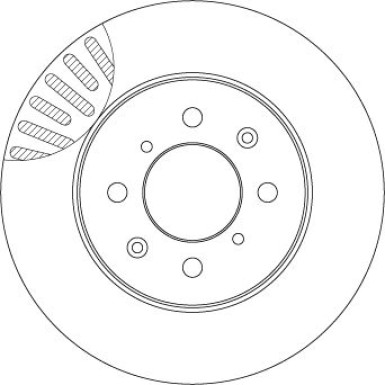 Bremsscheibe DF4825 Bremsscheibe DF4825