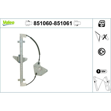 Valeo Fensterheber 851060