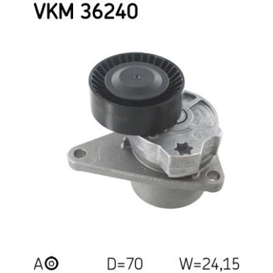 SKF Spannrolle, Keilrippenriemen VKM 36240