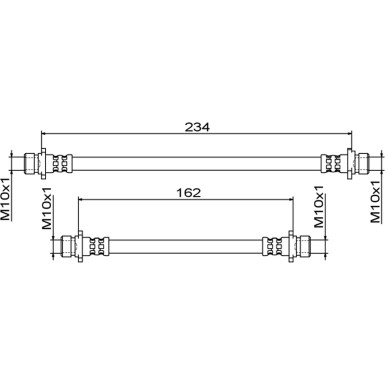 Metzger Bremsschlauch 4111861