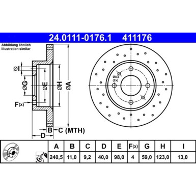 Bremsscheibe 24.0111-0176.1