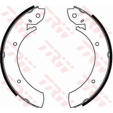 TRW Bremsbackensatz GS6181 TRW Bremsbackensatz GS6181