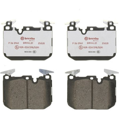 Brembo Bremsbelagsatz, Scheibenbremse XTRA LINE P 06 096X Brembo Bremsbelagsatz, Scheibenbremse XTRA LINE P 06 096X