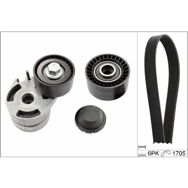 INA Keilrippenriemensatz 529 0012 10