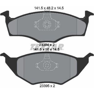 Bremsbelagsatz, Scheibenbremse 2339402 Bremsbelagsatz, Scheibenbremse 2339402