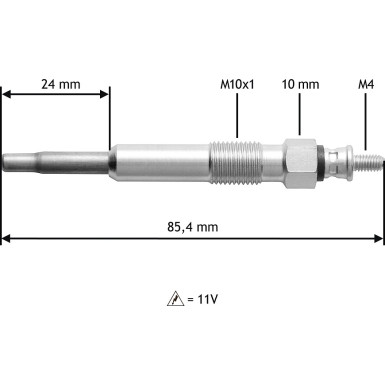 Glühkerze 345105