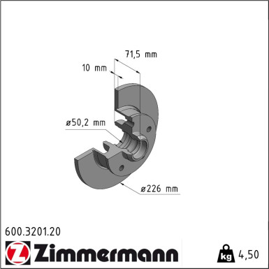 Bremsscheibe 600.3201.20