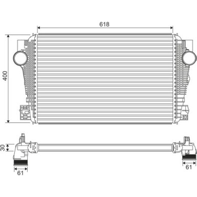 Ladeluftkühler 822915