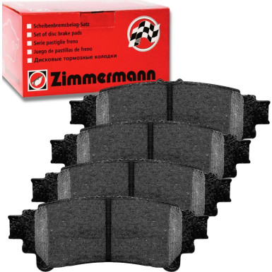 Zimmermann Bremsbelagsatz, Scheibenbremse 24918.150.1 Zimmermann Bremsbelagsatz, Scheibenbremse 24918.150.1