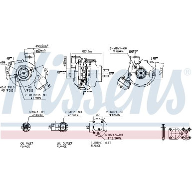 Nissens Turbolader 93245