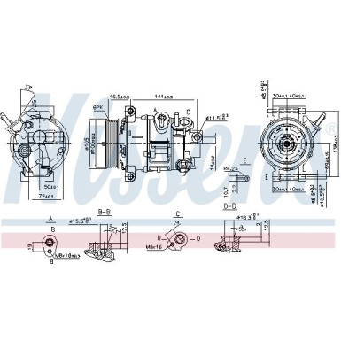 Kompressor, Klimaanlage 890030 Kompressor, Klimaanlage 890030