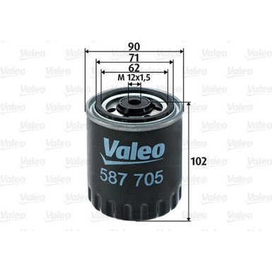 Valeo Kraftstofffilter 587705