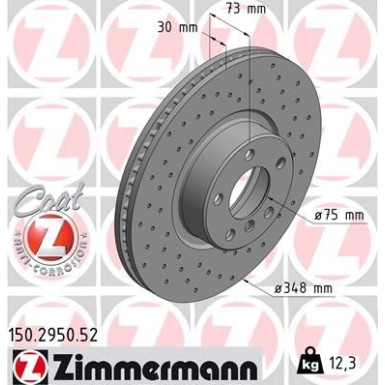 Zimmermann Bremsscheibe SPORT Z 150.2950.52