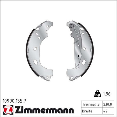 Bremsbackensatz 10990.155.7
