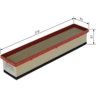 BOSCH F 026 400 051 Luftfilter BOSCH F 026 400 051 Luftfilter