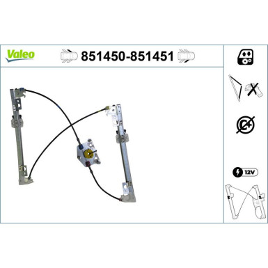 Valeo Fensterheber 851450