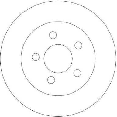 TRW Bremsscheibe DF4336 TRW Bremsscheibe DF4336
