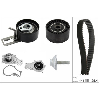 INA Wasserpumpe + Zahnriemensatz 530 0578 30