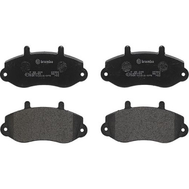 Brembo Bremsbelagsatz, Scheibenbremse PRIME LINE P 68 025 Brembo Bremsbelagsatz, Scheibenbremse PRIME LINE P 68 025