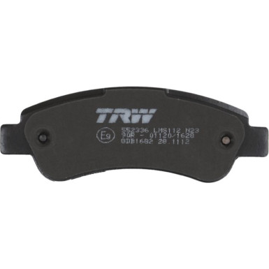 TRW Bremsbelagsatz, Scheibenbremse COTEC GDB1682 TRW Bremsbelagsatz, Scheibenbremse COTEC GDB1682