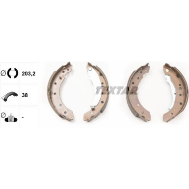 Textar Bremsbackensatz 91061800