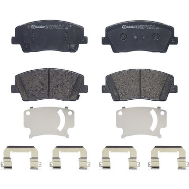 Brembo Bremsbelagsatz, Scheibenbremse PRIME LINE P 30 108
