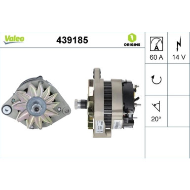 Generator Valeo Origins New OE TECHNOLOGIE 439185