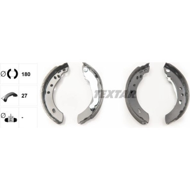 Textar Bremsbackensatz 91047200 Textar Bremsbackensatz 91047200