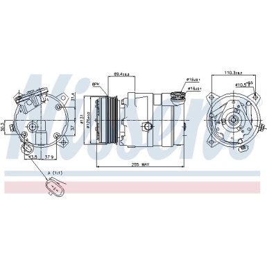 Kompressor, Klimaanlage 89062 Kompressor, Klimaanlage 89062