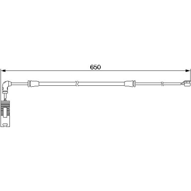 BOSCH Warnkontakt, Bremsbelagverschleiß 1 987 474 960 BOSCH Warnkontakt, Bremsbelagverschleiß 1 987 474 960