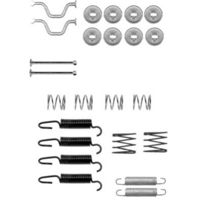 Textar Zubehörsatz, Feststellbremsbacken 97034700