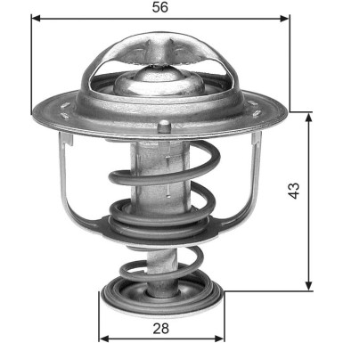 Thermostat, Kühlmittel TH31271G1 Thermostat, Kühlmittel TH31271G1