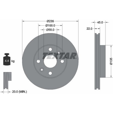 Bremsscheibe 92134200 Bremsscheibe 92134200