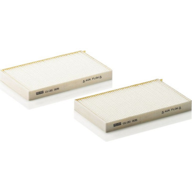 MANN-FILTER CU 20 005-2 Innenraumfilter, Partikelfilter MANN-FILTER CU 20 005-2 Innenraumfilter, Partikelfilter