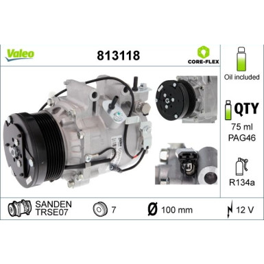 Kompressor, Klimaanlage 813118 Kompressor, Klimaanlage 813118