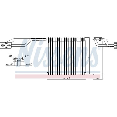 Verdampfer, Klimaanlage 92326 Verdampfer, Klimaanlage 92326
