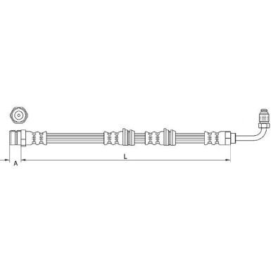 Metzger Bremsschlauch 4111087