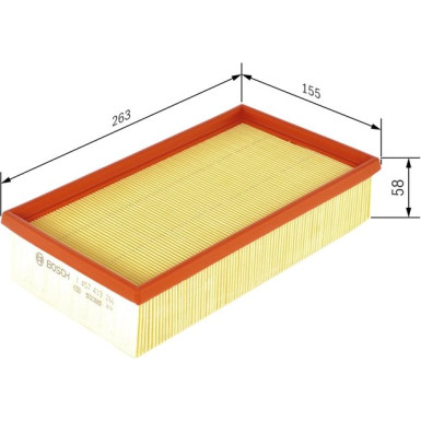 BOSCH 1 457 433 266 Luftfilter BOSCH 1 457 433 266 Luftfilter